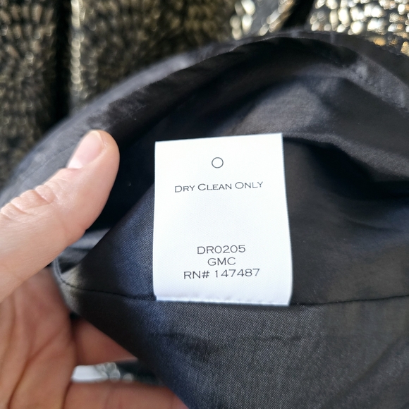 Draper James Kara Collection Gold Jacquard Dress - Picture 12 of 12